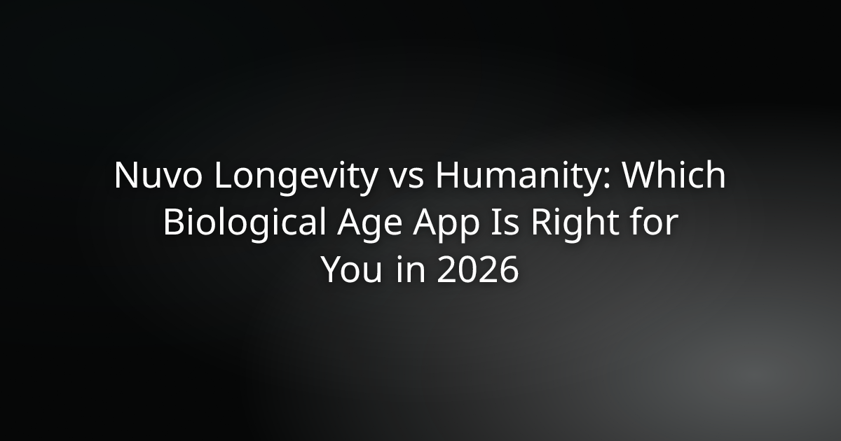 Nuvo Longevity vs Humanity